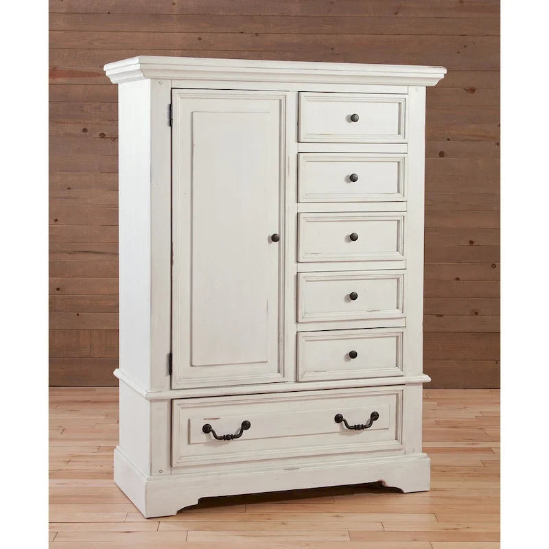 Lakewood Antique Finish Gentleman's Drawer Chest
