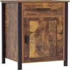 Smalle vloerkast met 1 deur en 1 lade - 11,8D x 13,8B x 31,5H