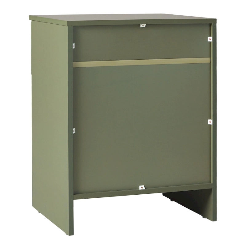 Middlebrook Designs modern nachtkastje met 1 lade en vak