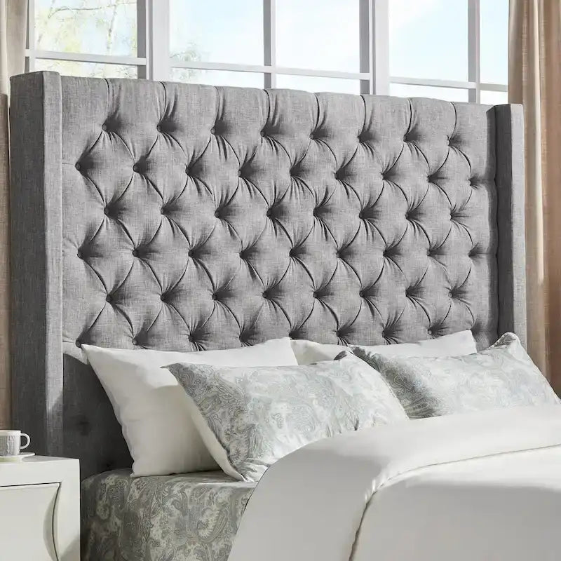 Naples gecapitonneerd wingback-hoofdbord alleen door iNSPIRE Q Artisan