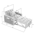 Convertible Sleeper Chair Sofa Bed Adjustable Pull Out Sleeper Chair