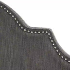 Adjustable Full/Queen Studded Fabric Headboard